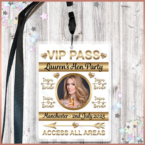 Personalised team bride vip - personalised,