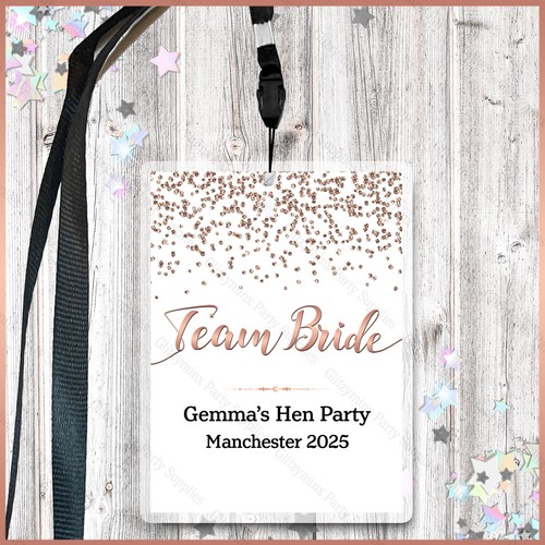 Personalised team bride vip - personalised,