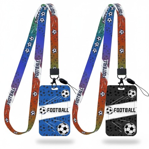 Football lanyard with card - with,